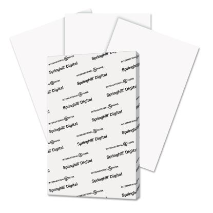 Digital Index White Card Stock, 92 Bright, 90 lb Index Weight, 11 x 17, White, 250/Pack1