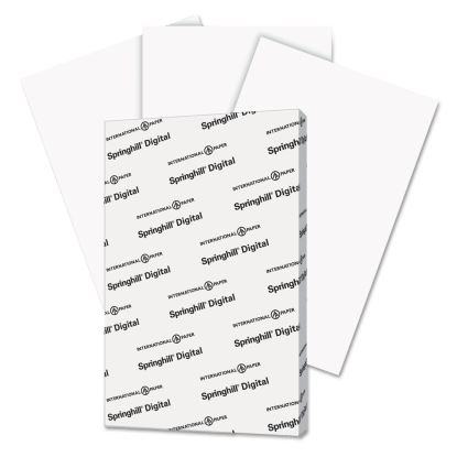 Digital Index White Card Stock, 92 Bright, 110 lb Index Weight, 11 x 17, White, 250/Pack1
