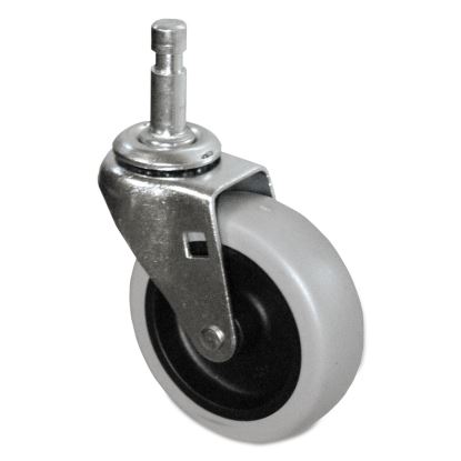 Mop Bucket/Wringer Replacement Caster, 3", Gray/Silver1