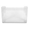 Clear Plexiglas Disposable Glove Dispenser, Three-Box, 18w x 3 3/4d x 10h1