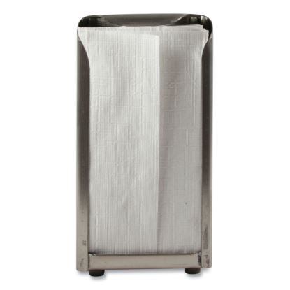 Tabletop Napkin Dispenser, Tall Fold, 3 3/4 x 4 x 7 1/2, Capacity: 150, Chrome1