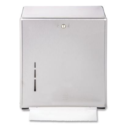 C-Fold/Multifold Towel Dispenser, 11.38 x 4 x 14.75, Stainless Steel1