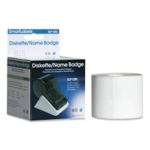 SLP-DRL Self-Adhesive Name Badge/Diskette Labels, 2.12" x 2.75", White, 320 Labels/Roll1