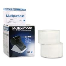 SLP-MRL Self-Adhesive Multipurpose Labels, 1.12" x 2", White, 220 labels/Roll, 2 Rolls/Box1