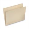 Top Tab File Folders with Inside Pocket, Straight Tab, Letter Size, Manila, 50/Box2