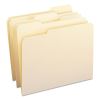 100% Recycled Reinforced Top Tab File Folders, 1/3-Cut Tabs: Assorted, Letter Size, 0.75" Expansion, Manila, 100/Box2