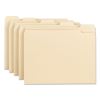 Manila File Folders, 1/5-Cut Tabs: Assorted, Letter Size, 0.75" Expansion, Manila, 100/Box2