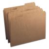 Heavyweight Kraft File Folders, 1/3-Cut Tabs, Letter Size, 11 pt. Kraft, 100/Box2