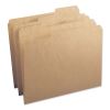 Heavyweight Kraft File Folder, 1/3-Cut Tabs: Assorted, Letter Size, 0.75" Expansion, 17-pt Kraft, Brown, 50/Box1