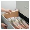 Heavyweight Kraft File Folder, 1/3-Cut Tabs: Assorted, Letter Size, 0.75" Expansion, 17-pt Kraft, Brown, 50/Box2