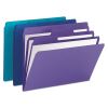 SuperTab Organizer Folder, 1/3-Cut Tabs: Assorted, Letter Size, 0.75" Expansion, Assorted Colors, 3/Pack2