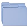 Colored File Folders, 1/3-Cut Tabs, Letter Size, Blue, 100/Box2