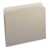 Reinforced Top Tab Colored File Folders, Straight Tabs, Letter Size, 0.75" Expansion, Gray, 100/Box2