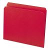Reinforced Top Tab Colored File Folders, Straight Tab, Letter Size, Red, 100/Box2