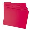 Colored File Folders, 1/3-Cut Tabs: Assorted, Letter Size, 0.75" Expansion, Red, 100/Box2