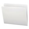 Reinforced Top Tab Colored File Folders, Straight Tabs, Letter Size, 0.75" Expansion, White, 100/Box2