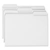 Reinforced Top Tab Colored File Folders, 1/3-Cut Tabs: Assorted, Letter Size, 0.75" Expansion, White, 100/Box2