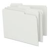 Colored File Folders, 1/3-Cut Tabs: Assorted, Letter Size, 0.75" Expansion, White, 100/Box2