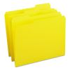 Reinforced Top Tab Colored File Folders, 1/3-Cut Tabs: Assorted, Letter Size, 0.75" Expansion, Yellow, 100/Box2