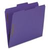 Top Tab Colored Fastener Folders, 2 Fasteners, Letter Size, Purple Exterior, 50/Box1