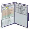 Top Tab Colored Fastener Folders, 2 Fasteners, Letter Size, Purple Exterior, 50/Box2