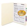 Top Tab Fastener Folders, Straight Tab, 1 Fastener, Letter Size, 11-pt Manila Exterior, 50/Box1