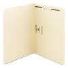 Top Tab Fastener Folders, Straight Tab, 1 Fastener, Letter Size, 11-pt Manila Exterior, 50/Box2