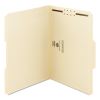 Top Tab Fastener Folders, 1/3-Cut Tabs: Assorted, 1 Fastener, Letter Size, 11-pt Manila Exterior, 50/Box2