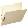 Top Tab Fastener Folders, 1/3-Cut Tabs: Right, 2 Fasteners, Letter Size, 11-pt Manila Exterior, 50/Box2