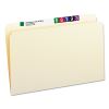 Manila File Folders, Straight Tabs, Legal Size, 0.75" Expansion, Manila, 100/Box1