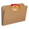 Heavyweight Kraft File Folders, 1/3-Cut Tabs, Legal Size, 11 pt. Kraft, 100/Box1