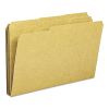 Heavyweight Kraft File Folders, 1/3-Cut Tabs, Legal Size, 11 pt. Kraft, 100/Box2