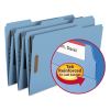 Top Tab Colored 2-Fastener Folders, 1/3-Cut Tabs, Legal Size, Blue, 50/Box2