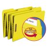 Top Tab Colored 2-Fastener Folders, 1/3-Cut Tabs, Legal Size, Yellow, 50/Box1