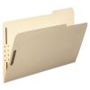 Top Tab Fastener Folders, 1/3-Cut Tabs: Right, 2 Fasteners, Legal Size, 11-pt Manila Exterior, 50/Box2