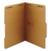 Top Tab 2-Fastener Folders, 2/5-Cut Tabs, Right of Center, Legal Size, 11 pt. Kraft, 50/Box2