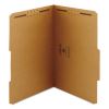 Top Tab 2-Fastener Folders, 2/5-Cut Tabs, Right of Center, Legal Size, 17 pt. Kraft, 50/Box2
