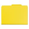 Expanding Recycled Heavy Pressboard Folders, 1/3-Cut Tabs: Assorted, Letter Size, 1" Expansion, Yellow, 25/Box2