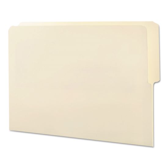 Heavyweight Manila End Tab Folders, 9" High Front, 1/2-Cut Tabs: Top, Letter Size, 0.75" Expansion, Manila, 100/Box1