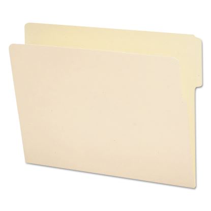 Heavyweight Manila End Tab Folders, 9" High Front, 1/3-Cut Tabs: Top, Letter Size, 0.75" Expansion, Manila, 100/Box1