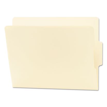 Heavyweight Manila End Tab Folders, 9" High Front, 1/3-Cut Tabs: Center, Letter Size, 0.75" Expansion, Manila, 100/Box1