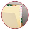 Heavyweight Manila End Tab Conversion File Folders, Straight Tabs, Letter Size, 0.75" Expansion, Manila, 100/Box2