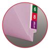 Shelf-Master Reinforced End Tab Colored Folders, Straight Tabs, Letter Size, 0.75" Expansion, Lavender, 100/Box2