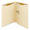 Manila End Tab Fastener Folders with Reinforced Tabs, 11-pt Manila, 2 Fasteners, Letter Size, Manila Exterior, 50/Box2