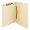 Manila End Tab Fastener Folders with Reinforced Tabs, 11-pt Stock, 2 Fasteners, Letter Size, Manila Exterior, 50/Box2