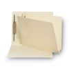 Manila End Tab Fastener Folders with Reinforced Tabs, 14-pt Stock, 1 Fastener, Letter Size, Manila Exterior, 50/Box2