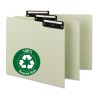 Recycled Blank Top Tab File Guides, 1/3-Cut Top Tab, Blank, 8.5 x 11, Green, 50/Box2