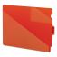End Tab Poly Out Guides, Two-Pocket Style, 1/3-Cut End Tab, Out, 8.5 x 11, Red, 50/Box1