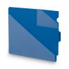 End Tab Poly Out Guides, Two-Pocket Style, 1/3-Cut End Tab, Out, 8.5 x 11, Blue, 50/Box2