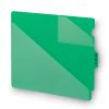 End Tab Poly Out Guides, Two-Pocket Style, 1/3-Cut End Tab, Out, 8.5 x 11, Green, 50/Box2